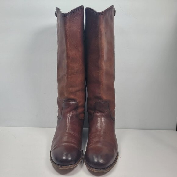 Frye Melissa Button 2 Women's Brown Boots 3475449 US Size 10B - Picture 3 of 16